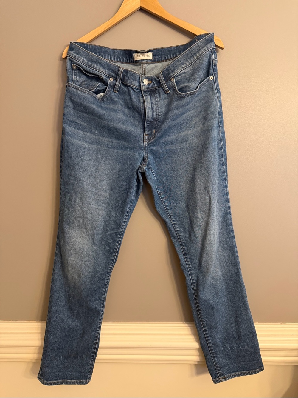 Madewell The Slim Boyjean Denim Jeans Medium Wash Size 30